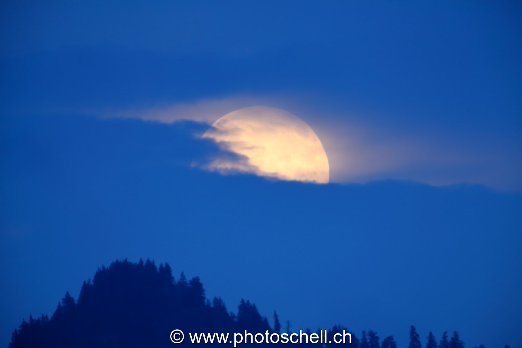 Lever de pleine lune