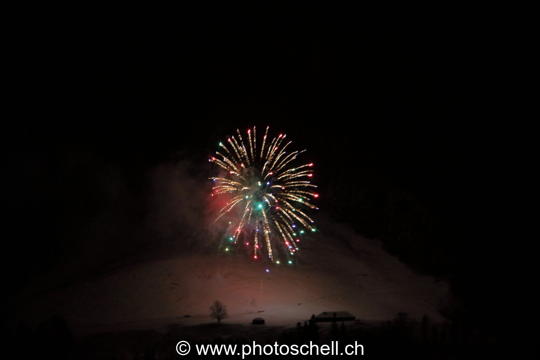 Feux d'artifices à Broc