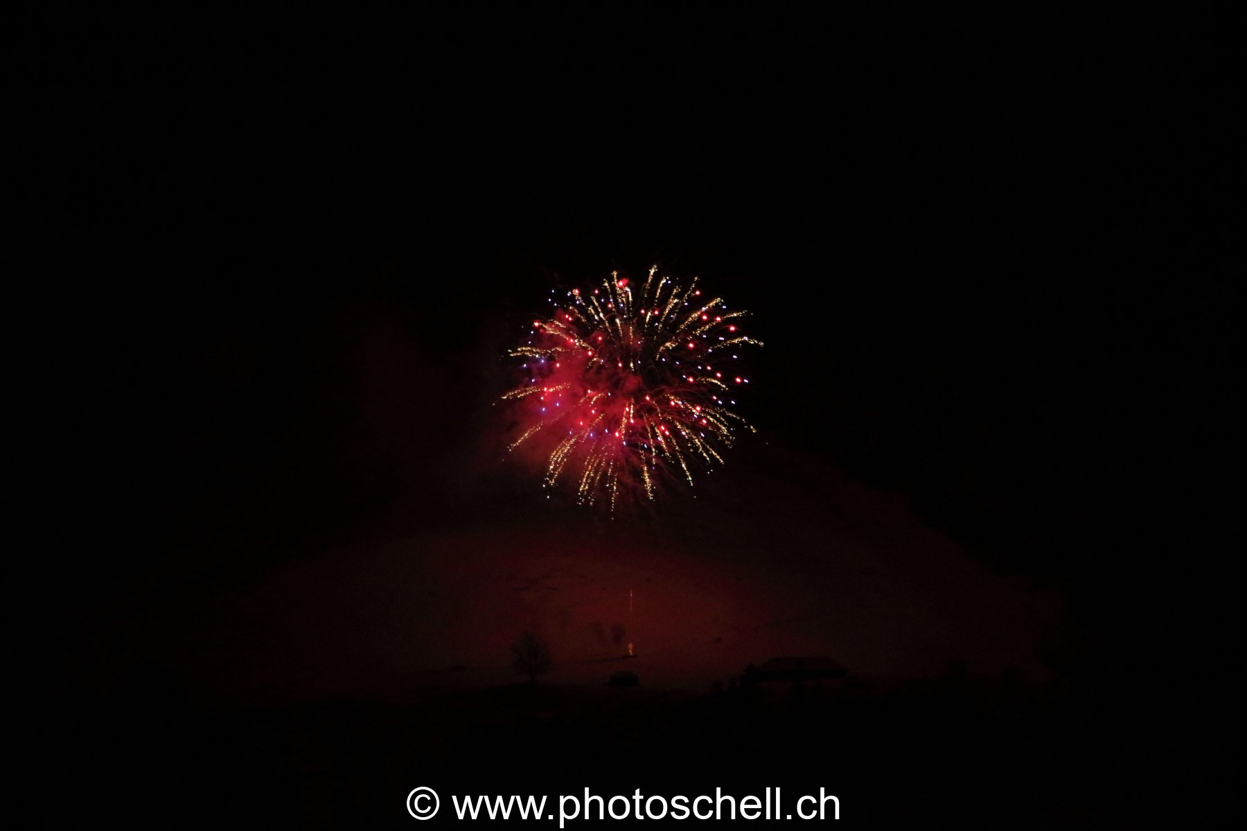 Feux d'artifices à Broc