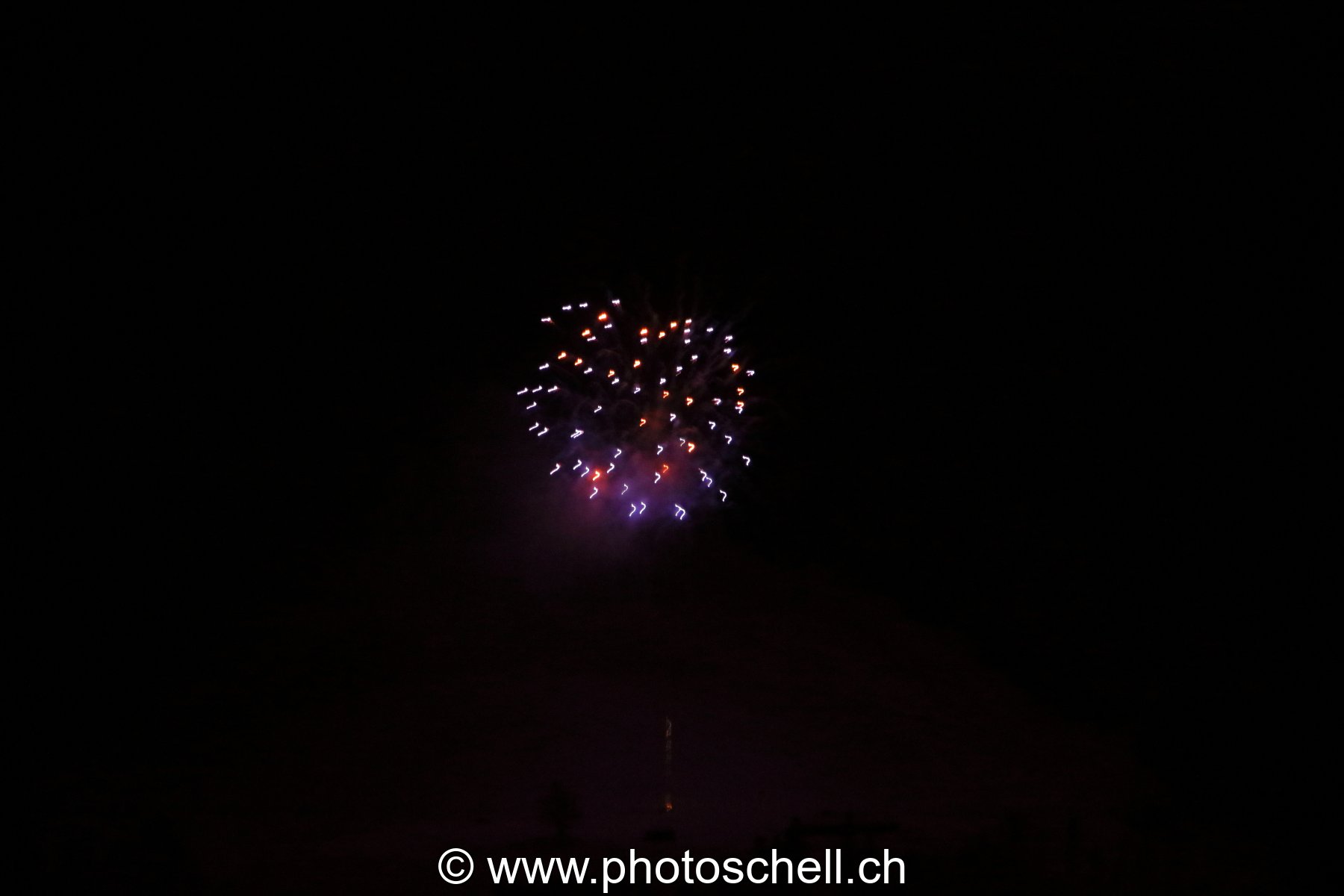 Feux d'artifices à Broc