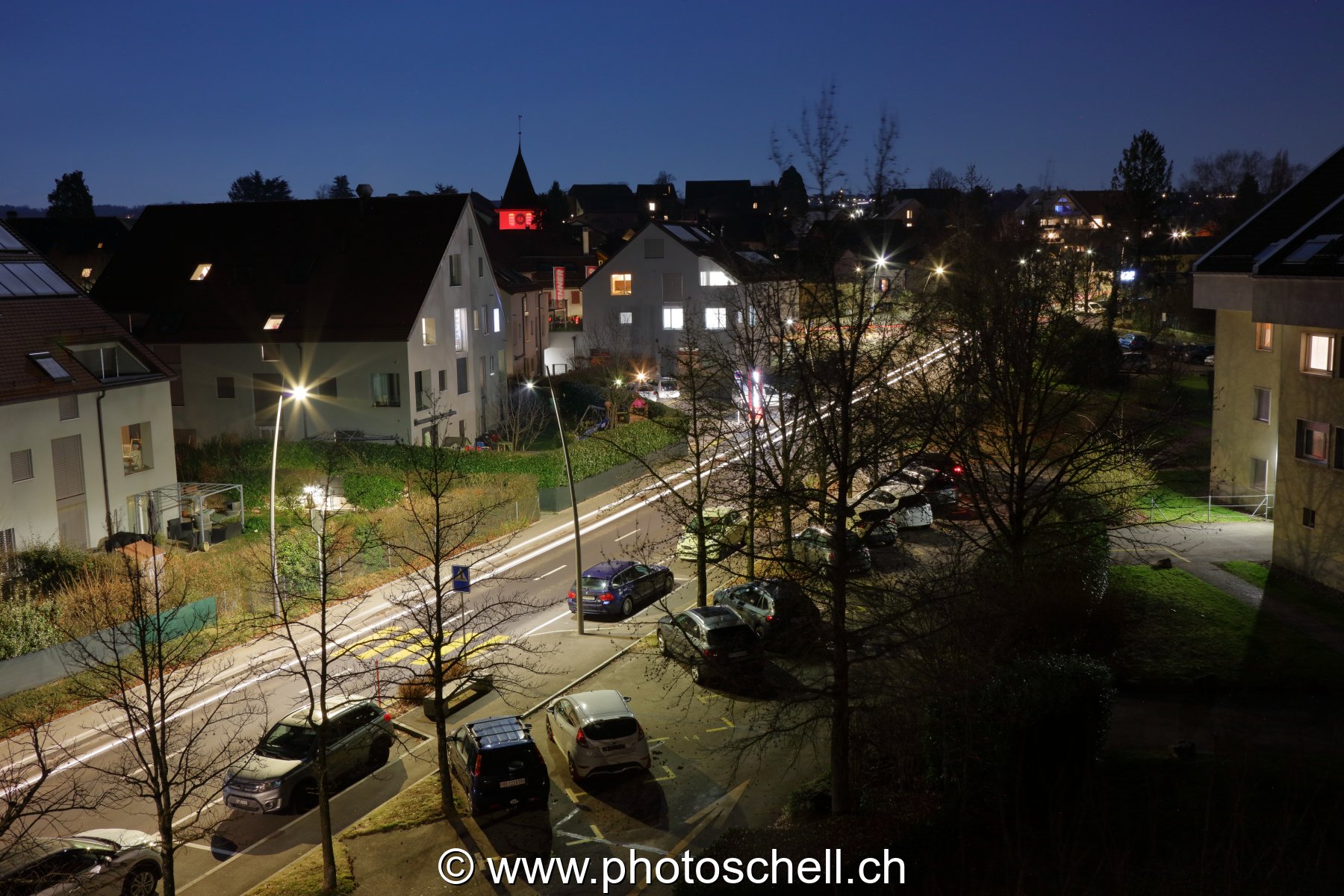 Penthaz la nuit